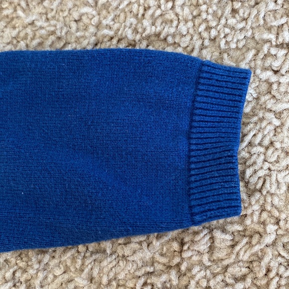 💕3/$15  H&M 9-12m Blue Cardigan Sweater for boys or girls - Picture 6 of 7